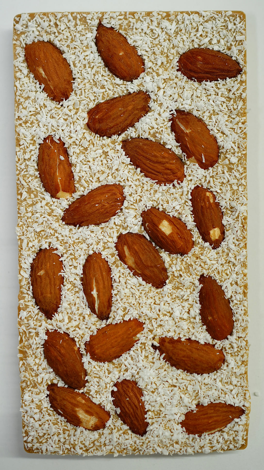 Almond Snowfall White Chocolate Bar