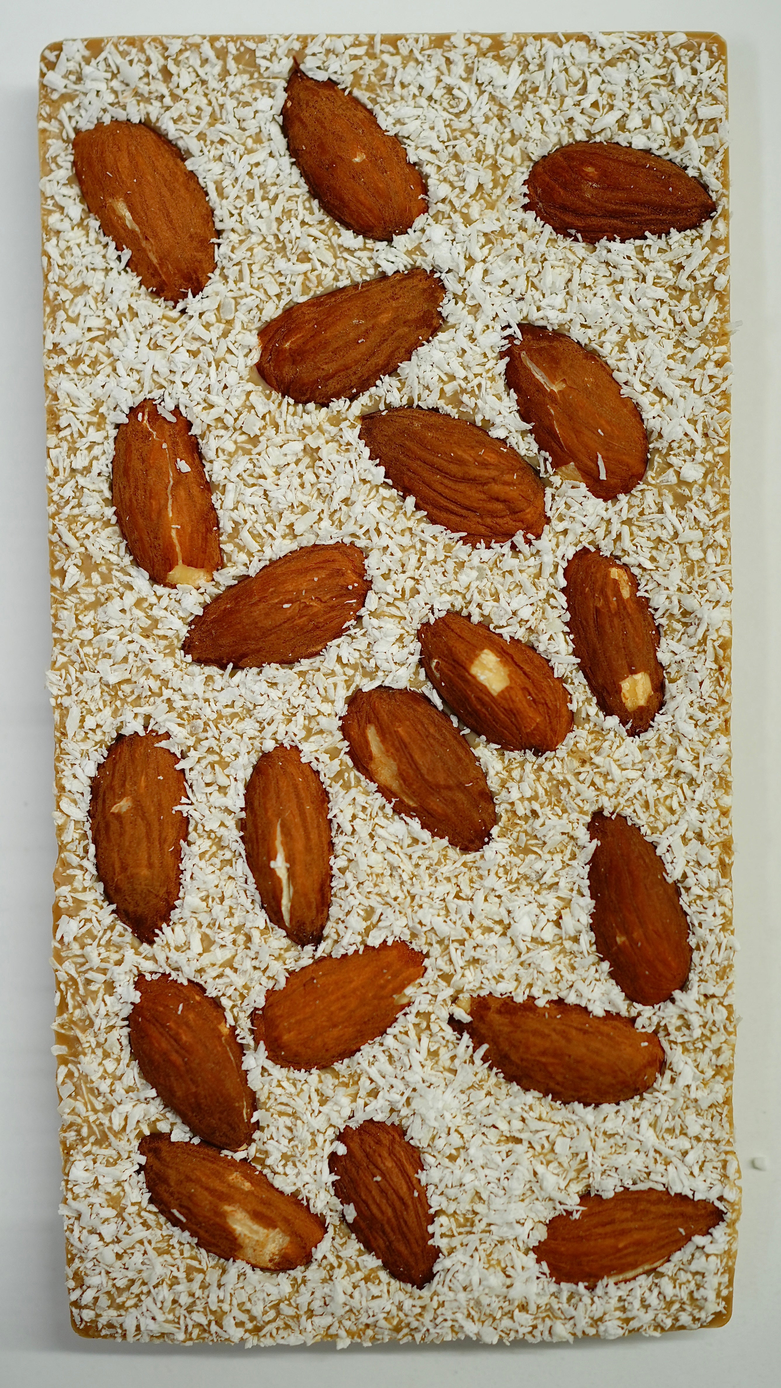 Almond Snowfall White Chocolate Bar