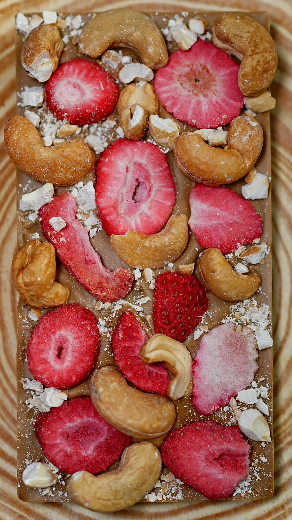Strawberry Halo White Chocolate Bar