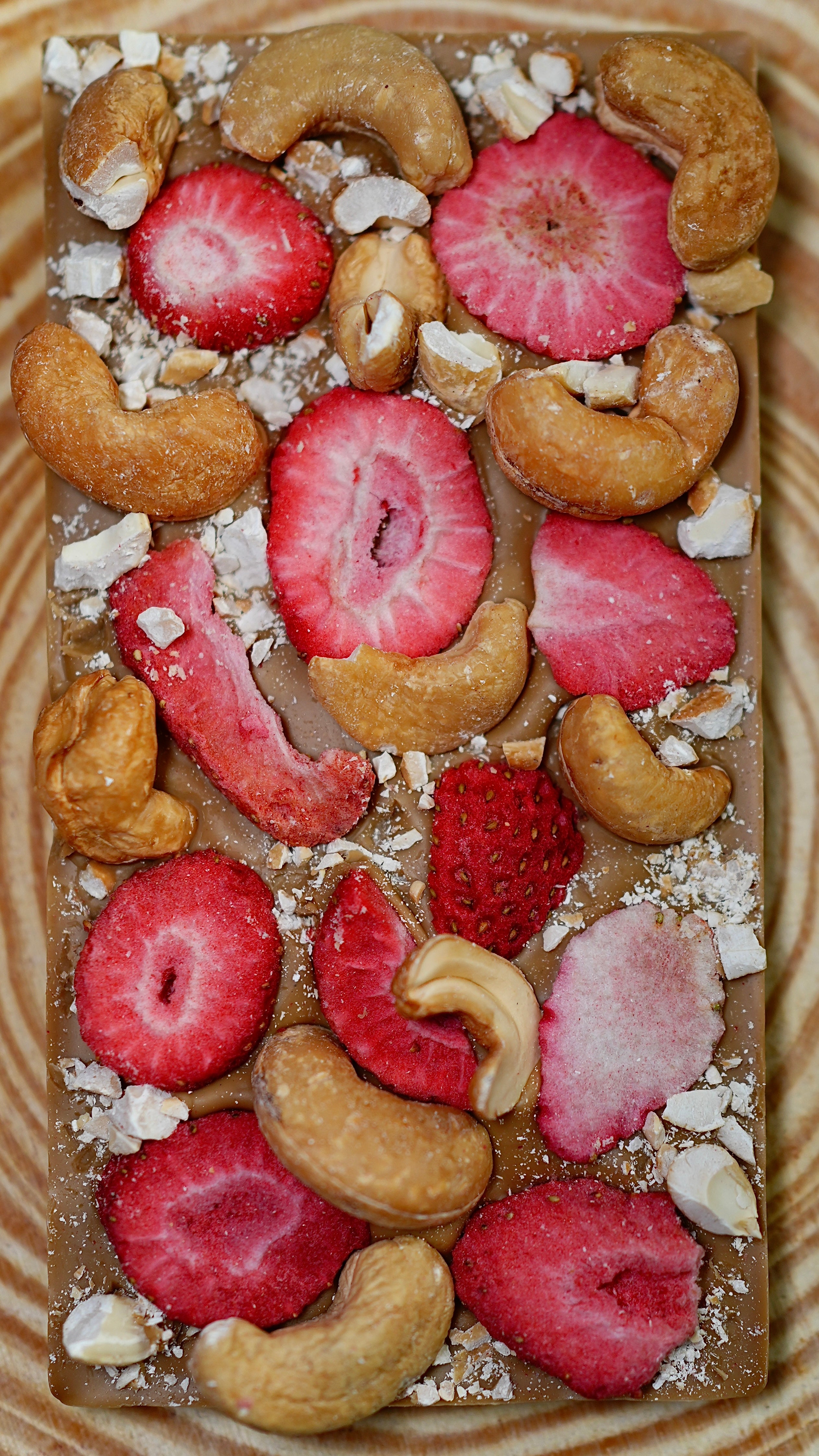 Strawberry Halo White Chocolate Bar