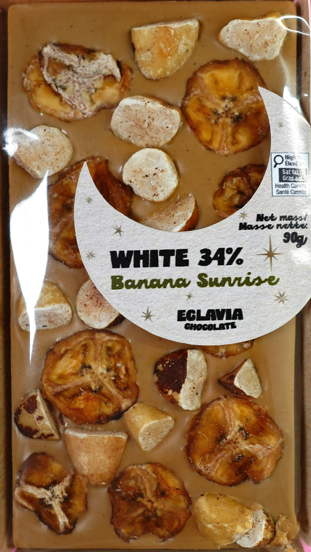 Banana Sunrise White Chocolate Bar