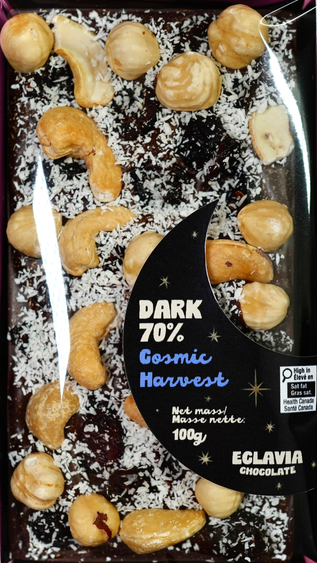 Cosmic Harvest Dark Chocolate Bar